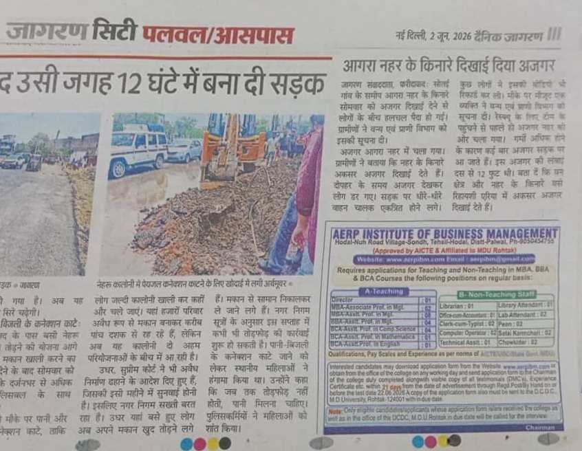 Newspaper Cutting